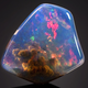 Illustration for article titled Incredible space stone seems like it has a nebula trapped inside